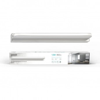 Настенный светодиодный светильник GAUSS VENERA BR004 12W 860lm 200-240V 520mm LED