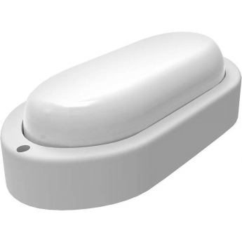 Светильник ЖКХ GAUSS BASIC овал 8W 760lm 4000K 220-240V IP65 160*90*46 мм белый LED 1/40