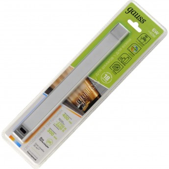 Светильник сенсорный GAUSS модель B 400lm 170-260V 300mm IR 1/10/40